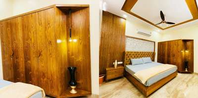 Bedroom, Furniture, Storage Designs by Contractor Muhammad Ubaid, Kannur | Kolo