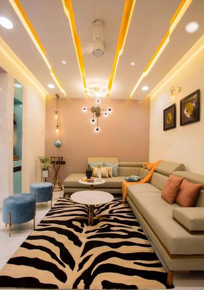 Ceiling, Lighting, Living, Furniture Designs by Interior Designer simran  Saini, Delhi | Kolo