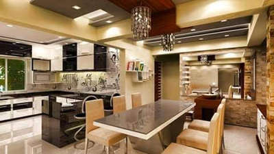 Ceiling, Furniture, Lighting, Living, Table Designs by Contractor Rahisuddin Abbasi, Faridabad | Kolo