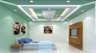 Bedroom, Ceiling, Furniture, Lighting, Storage Designs by Contractor Nayeem  Kapil, Ghaziabad | Kolo