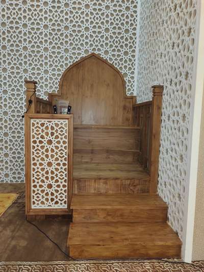 Prayer Room, Storage, Wall Designs by Carpenter Lijesh Soorya, Kozhikode | Kolo