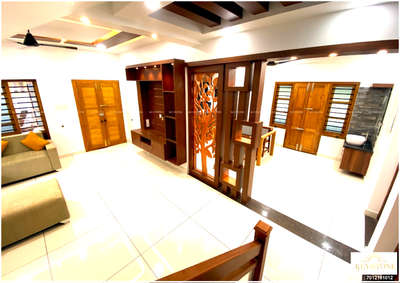 Flooring, Furniture, Lighting, Living, Storage Designs by Architect Keystone  builders, Thiruvananthapuram | Kolo