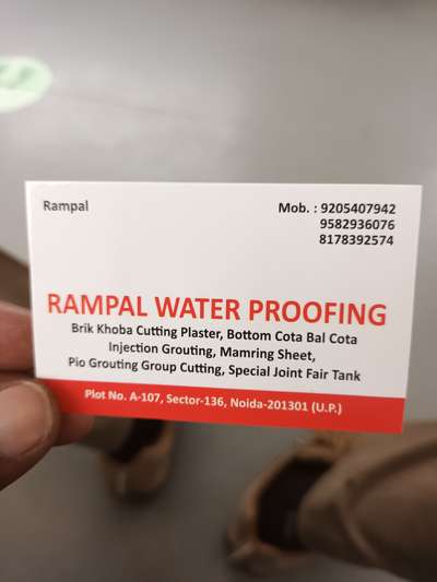  Designs by Water Proofing Ram Pal, Gurugram | Kolo