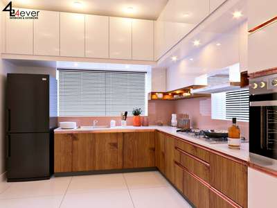 Kitchen, Storage, Lighting Designs by Interior Designer sibin Sebastian, Thrissur | Kolo