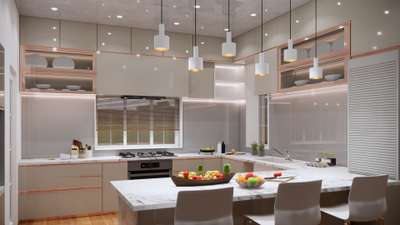 Lighting, Kitchen, Storage, Table, Furniture Designs by Architect Ar Swami  Dhas, Thiruvananthapuram | Kolo