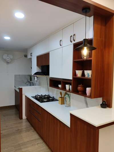 Kitchen, Lighting, Storage Designs by Interior Designer JERIN BABU THOMAS, Ernakulam | Kolo
