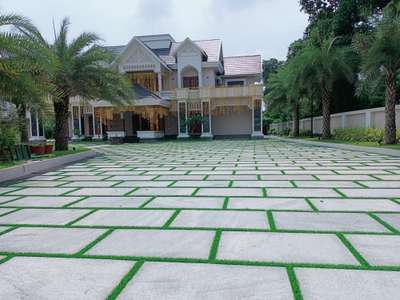 Exterior, Outdoor Designs by Gardening & Landscaping SUDHI stone for homes, Ernakulam | Kolo