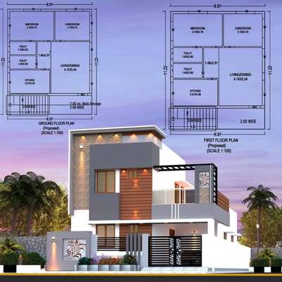 Plans, Exterior Designs by Architect MRK STRUCTURAL  CONSULTANT , Jaipur | Kolo