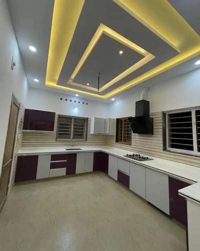 Ceiling, Kitchen, Lighting, Storage Designs by Electric Works julfkar Malik, Delhi | Kolo