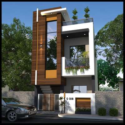 Exterior Designs by Civil Engineer Dream Homess, Indore | Kolo