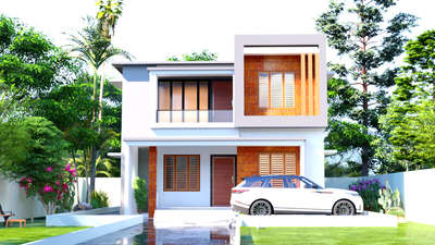 Exterior Designs by Civil Engineer Arshad T A, Thrissur | Kolo