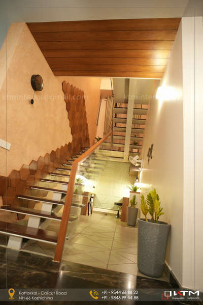 Staircase Designs by Contractor KTM Interiors, Malappuram | Kolo
