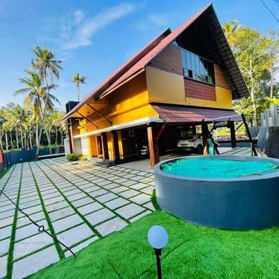 Exterior, Flooring Designs by Interior Designer AR  DESIGN CONSORTIUM  Avinash Mathew, Kottayam | Kolo