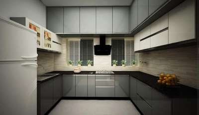 Kitchen, Storage Designs by Architect Niyas Alukkal, Malappuram | Kolo
