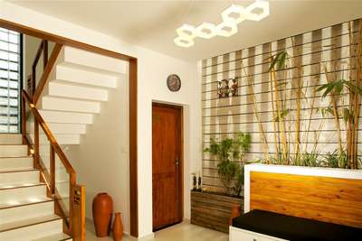Staircase, Wall Designs by Architect ARUN  TG , Thiruvananthapuram | Kolo