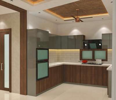 Ceiling, Kitchen, Storage Designs by Contractor Ram Prakash Goad, Gurugram | Kolo