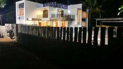 Exterior, Lighting Designs by Contractor THOUGHTline designers, Alappuzha | Kolo