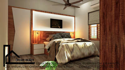 Bedroom, Furniture, Storage, Lighting Designs by Civil Engineer prasad m, Kannur | Kolo
