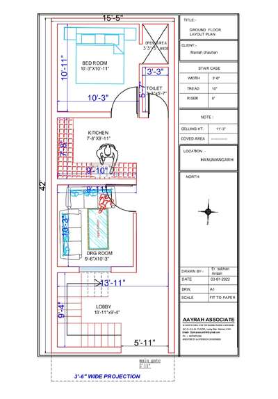 Plans Designs by Civil Engineer Subhan Ansari, Gautam Buddh Nagar | Kolo