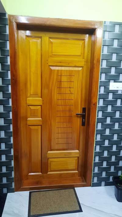 Door Designs by Carpenter Rajesh Panchamam, Thiruvananthapuram | Kolo