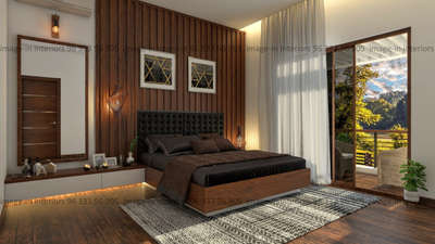 Bedroom, Furniture, Lighting, Storage, Flooring, Wall Designs by Interior Designer ansal azeez, Thrissur | Kolo