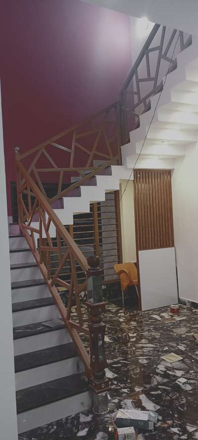 Staircase Designs by Civil Engineer shamnad salam, Kollam | Kolo