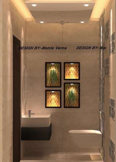 Lighting, Bathroom, Wall, Ceiling Designs by Home Owner Poonam Rani, Faridabad | Kolo