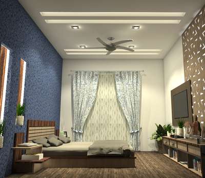 Bedroom, Lighting, Furniture, Ceiling, Storage, Home Decor Designs by Contractor Lalchand Netwal, Jaipur | Kolo