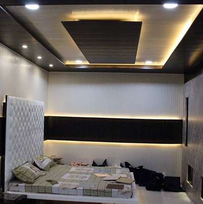 Bedroom, Ceiling, Furniture, Lighting, Storage Designs by Interior Designer Farman Khan, Jaipur | Kolo