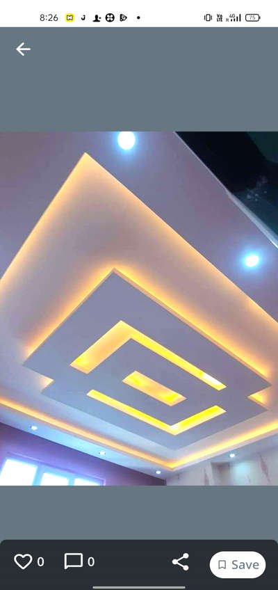 Ceiling, Lighting Designs by Interior Designer Azer Ali, Gautam Buddh Nagar | Kolo