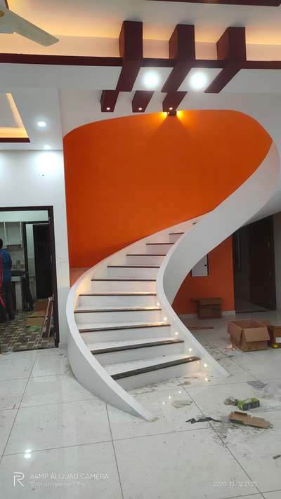 Staircase Designs by Painting Works sreejith sm, Thiruvananthapuram | Kolo