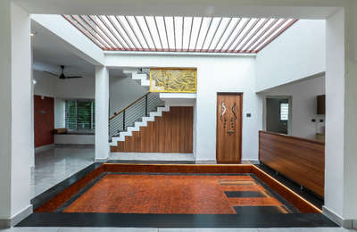 Ceiling, Flooring, Staircase Designs by Civil Engineer Adorn  Constructions, Palakkad | Kolo