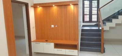 Living, Storage Designs by Interior Designer Skywood  interiors -Thiruvalla, Alappuzha | Kolo