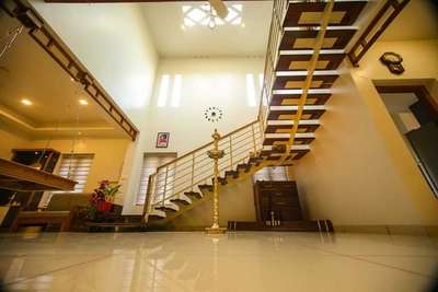 Staircase, Furniture, Living Designs by Carpenter arun kumar, Kollam | Kolo