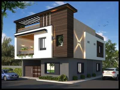 Exterior Designs by Civil Engineer Dream Homess, Indore | Kolo