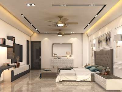 Ceiling, Bedroom, Furniture, Storage, Lighting, Home Decor Designs by Architect Jagan Chaudhary, Ghaziabad | Kolo