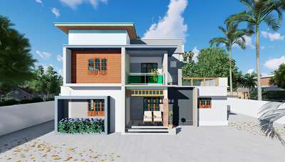 Exterior Designs by Civil Engineer Nishil Nishi, Palakkad | Kolo