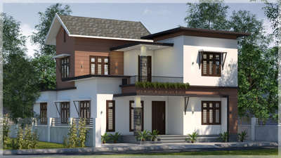 Exterior Designs by Civil Engineer Tharun Kumar, Kozhikode | Kolo