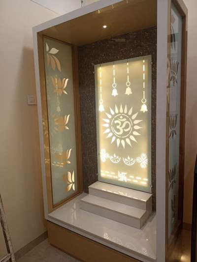 Storage, Prayer Room Designs by Electric Works Ashu bhardwaj, Gautam Buddh Nagar | Kolo