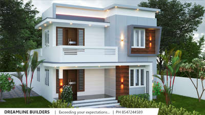 Exterior Designs by Contractor DREAMLINE BUILDERS, Thrissur | Kolo