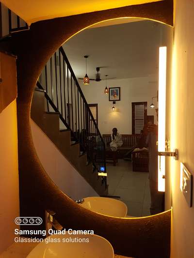 Dining, Lighting, Staircase, Furniture, Window Designs by Interior Designer jithesh ak glassidon , Kozhikode | Kolo