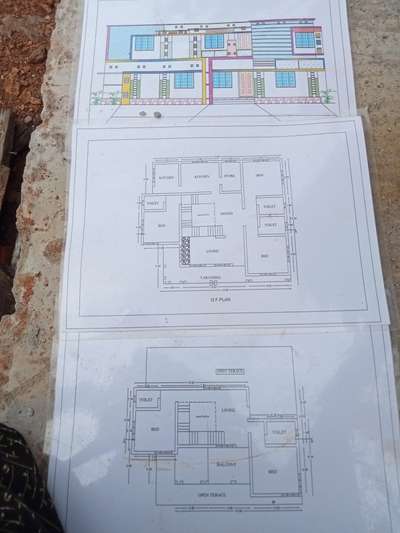 Plans Designs by Contractor അനീഷ്  aneesh anee, Kollam | Kolo