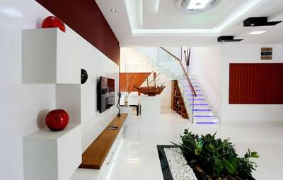 Living, Storage, Staircase Designs by Architect capellin projects, Kozhikode | Kolo