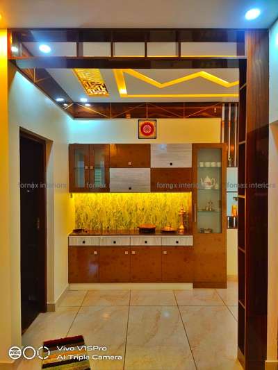Kitchen, Lighting, Storage Designs by Interior Designer Fornax  Interiors, Thiruvananthapuram | Kolo