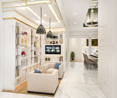 Furniture, Lighting, Storage, Table, Ceiling, Home Decor Designs by Interior Designer abinand abi, Kozhikode | Kolo