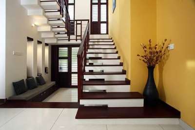 Living, Flooring, Furniture, Home Decor, Staircase Designs by Contractor Noufal Pk, Malappuram | Kolo
