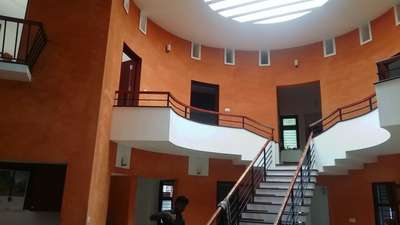 Wall, Staircase Designs by Contractor DURGESH PR, Kozhikode | Kolo