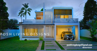 Exterior, Lighting Designs by 3D & CAD Rigin PR, Thrissur | Kolo