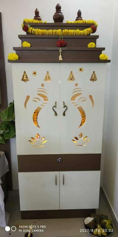 Prayer Room, Storage Designs by Carpenter Ramdhan Yadav, Jaipur | Kolo