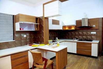 Kitchen Designs by Civil Engineer FASAL Rahman, Malappuram | Kolo